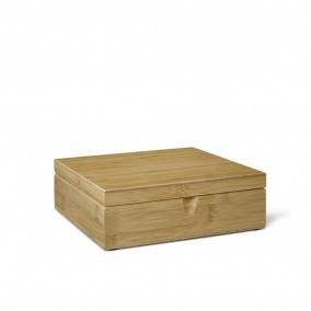 Bredemeijer Krabička na čaj Bamboo, 6 přihrádek velká bez okénka