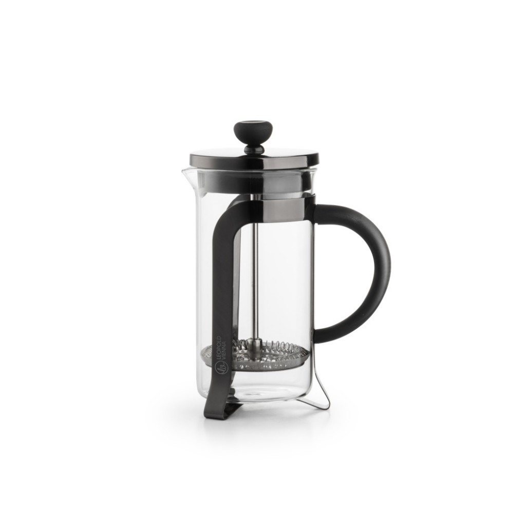 French Press Shiny Black 350ml