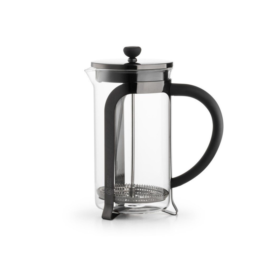 French Press Shiny Black 1,0L