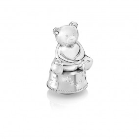 Zilverstad Kasička a hrací skříňka Medvídek se srdíčkem