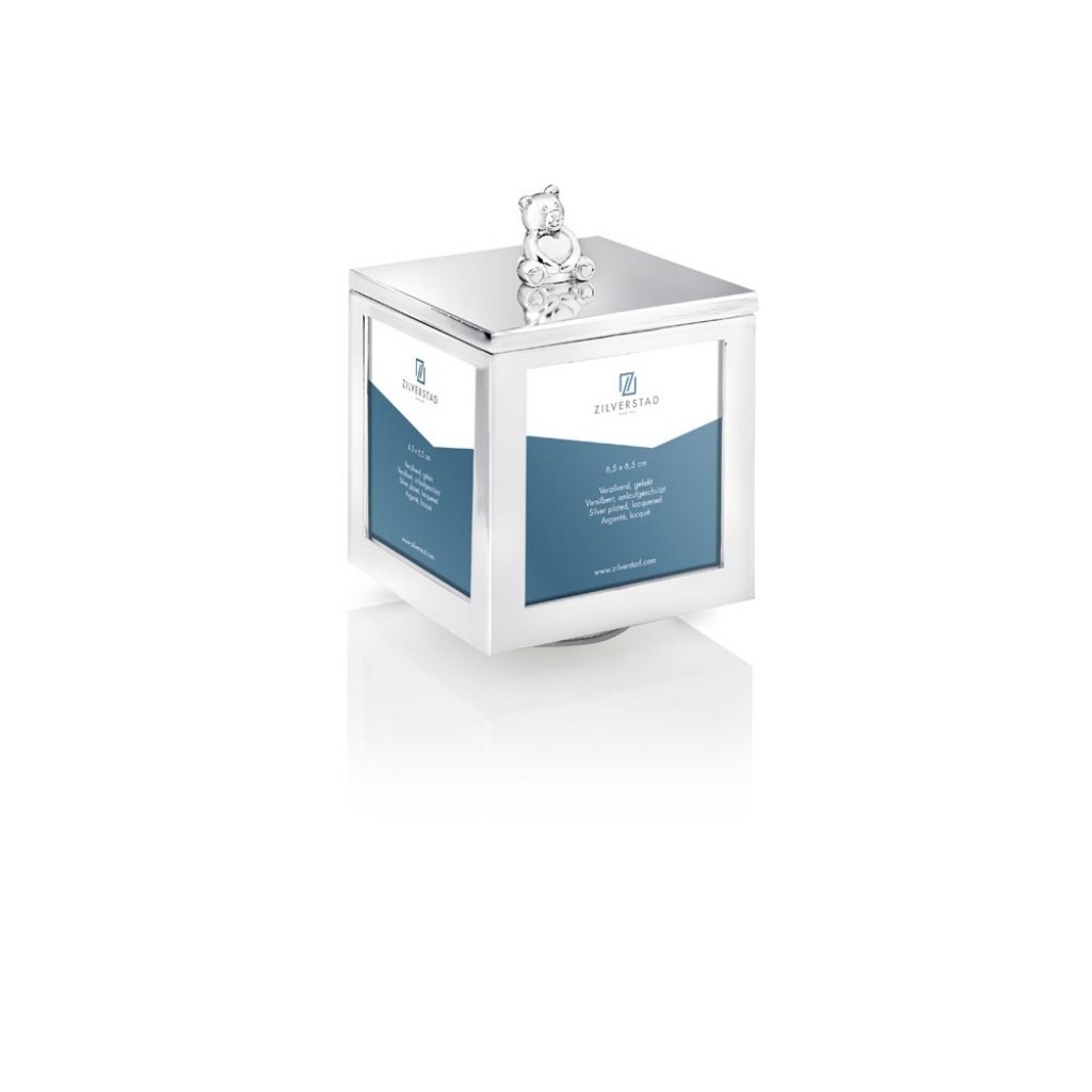 Zilverstad Hrací šperkovnice na 4 fotky Medvídek