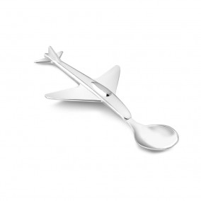 Zilverstad Dětská lžička Letadlo