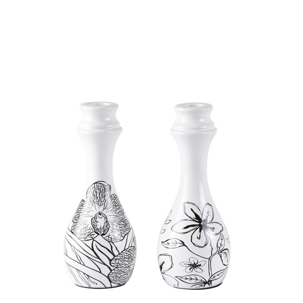 Svícen s kytkou (2 druhy)