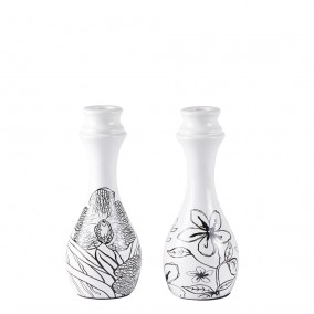 Svícen s kytkou (2 druhy)