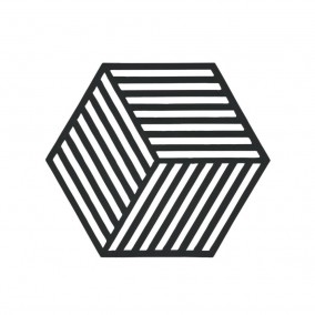Zone Denmark Silikonová podložka pod horké Hexagon Black