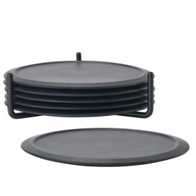 Zone Denmark Podložky pod hrnek se stojánkem (6 ks) Singles Black