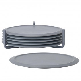 Zone Denmark Podložky pod hrnek se stojánkem (6 ks) Singles Cool Grey