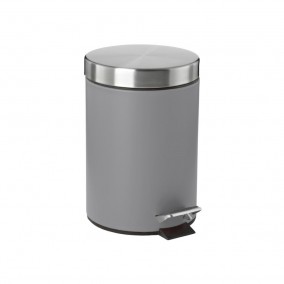 Koupelnový pedálový koš Grey 3l