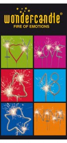 Prskavka "hvězda" stříbrná