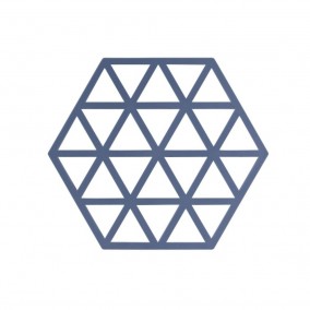 Zone Denmark Silikonová podložka pod horké Triangles Denim