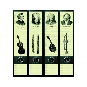 Samolepky na šanony Music