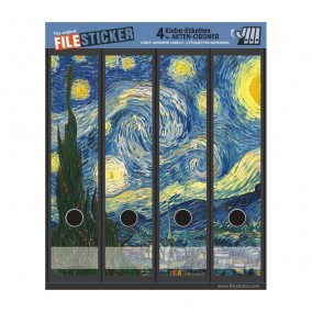 Samolepky na šanony Van Gogh