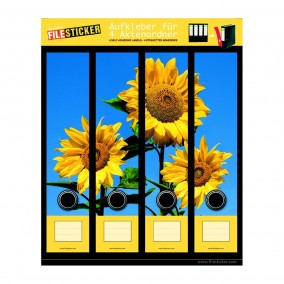 Samolepky na šanony 3 Sunflowers