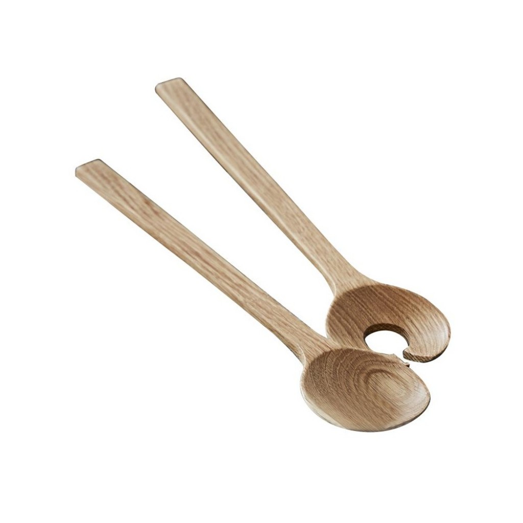 Bitz Salátové náčiní dub 32 cm (sada 2 ks)