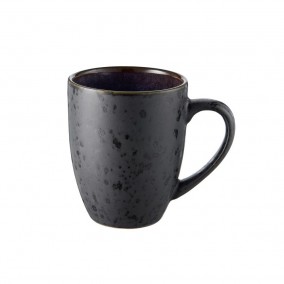 Bitz Kameninový hrnek s ouškem 30cl Black/Dark Blue