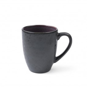 Bitz Kameninový hrnek s ouškem 30cl Black/Purple