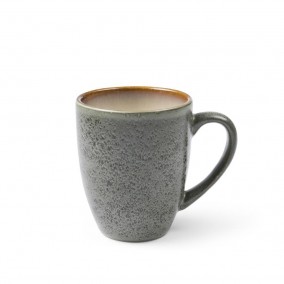 Kameninový hrnek s ouškem 30cl Green/Creme