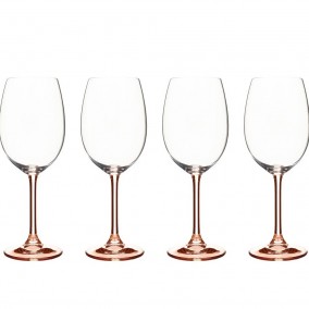 Sklenice na víno 45cl (sada 4 ks) Rose