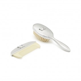 Zilverstad Kartáč na vlásky a hřeben Koruna