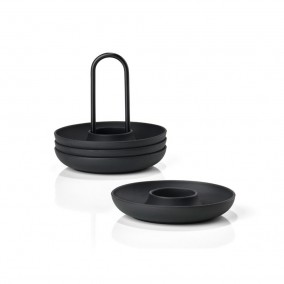 Zone Denmark Kalíšek na vajíčko Singles Black (4 ks)