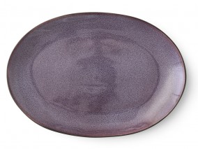 Bitz Ovální servírovací mísa 36x25 Black/Lilac