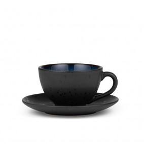 Bitz Šálek s podšálkem Black/Dark Blue