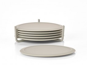 Zone Denmark Podložky pod horké se stojánkem (sada 6 ks) Mud Singles