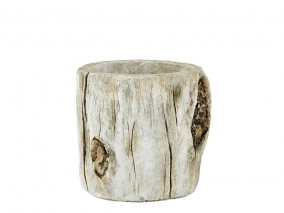 Villa Collection Cementový květináč Knast Offwhite 15 cm