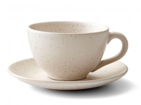 Bitz Šálek s podšálkem 24 cl Matte Cream