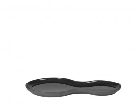 Porcelánový servírovací tác 28x16cm Liquorice