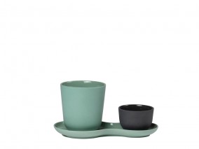 Servírovací porcelánová sada Coffee & Sweets Liquorice