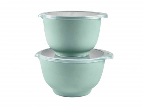 Rosti Kuchyňská mísa Margrethe Pebble s víkem 2+3 l Green