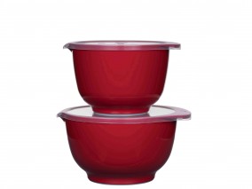 Rosti Kuchyňská mísa s víkem 2+3L Margrethe Red