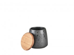 Bitz Dóza s víkem 12cm Black