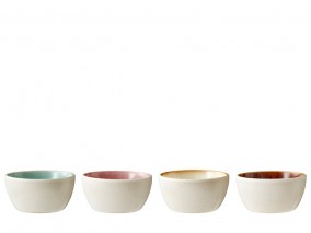 Bitz Sada servírovacích misek 10cm Matte Cream (4 ks)