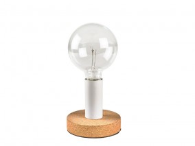 Villa Collection Lampa na korkovém podstavci E27 White