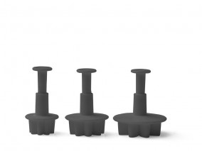 Blomsterbergs Cukrářské tvořítko na kytky (3 ks)