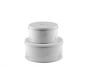 Blomsterbergs Plechová dóza na sušenky (2 ks)