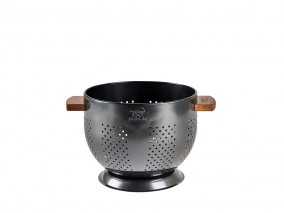 Holm Kuchyňský cedník 22 x 17,4 cm Black