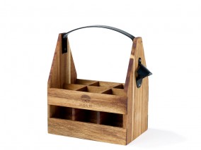 Holm Nosič na pivo s otvírákem 23x15x29cm cm