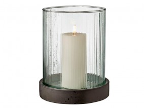 Bitz Svícen s LED svíčkou s časovačem 17 cm Green