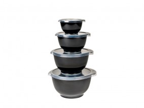 Rosti Kuchyňská mísa mini (4+4ks) Black