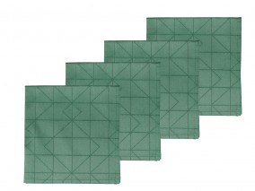 Södahl Sada 4 bavlněných ubrousků Refined Green