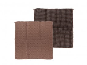 Södahl Kuchyňská utěrka na nádobí z organické bavlny 30x30 Mix Kitchen Knit Rosewood/Black (2 ks)