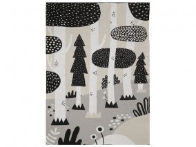 Södahl Přehoz 100x150 Magic Forest Black