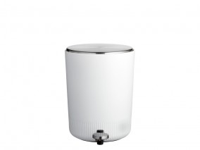 Södahl Koupelnový pedálový koš Plissé white 5l