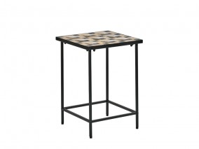 Villa Collection Postranný stolek Karv 38x38x54 cm Black