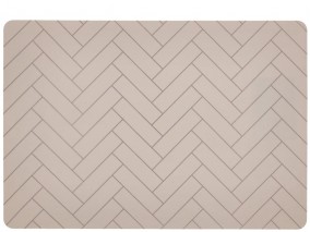 Södahl Prostírání 33x48 Tiles Beige Silicone