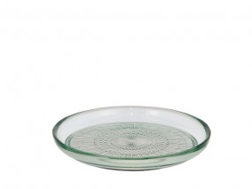 Bitz Skleněný desertní talíř Kusintha 18 cm Green