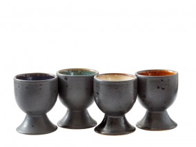 Bitz Kalíšk na vajíčko (sada 4 ks) Black/Mix dark